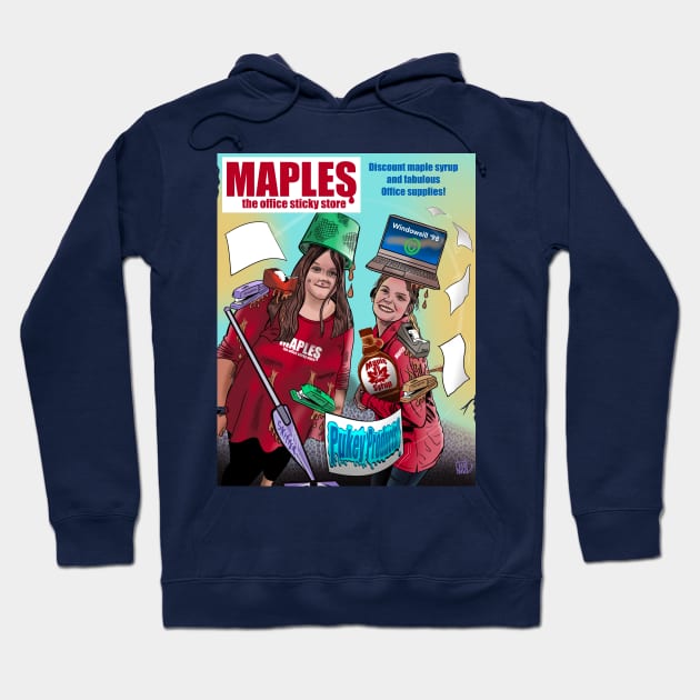 Pukey products 25 Maples Hoodie by Popoffthepage